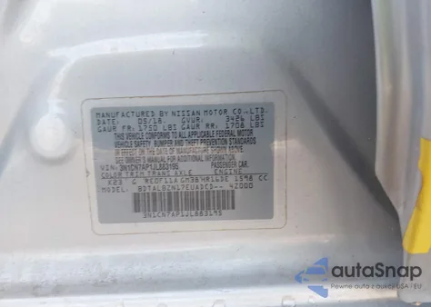 2018 Nissan Versa 1.6 Sv из США, поврежденный, VIN 3N1CN7AP1JL883195